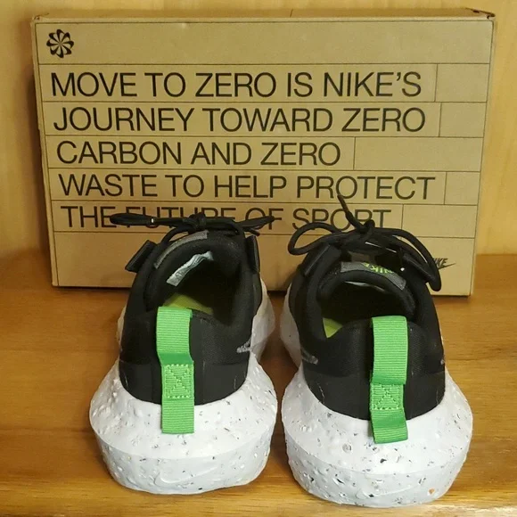 Nike Crater Impact Sneakers sz 8.5M are NWT  black/gray/green/white. - Picture 3 of 14